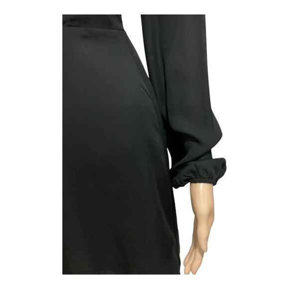 Steve Madden Women's Nicole Smocked-Back Bustier Mini Black Dress Size Small - Picture 3 of 10